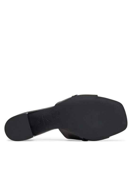 LOVE MOSCHINO LOVE MOSCHINO Şlapi JA28075G1MIA400A Negru