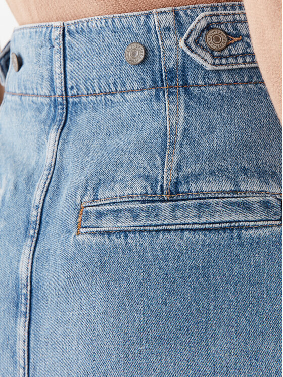 Polo Ralph Lauren Polo Ralph Lauren Spódnica jeansowa 211903412001 Granatowy Regular Fit