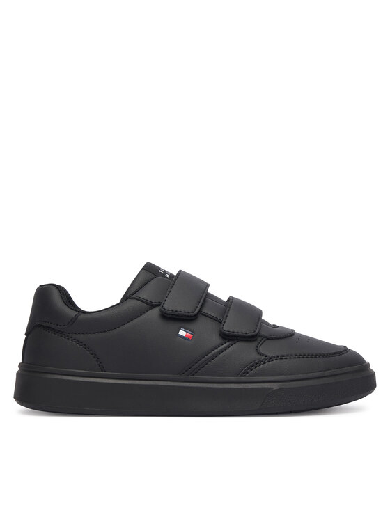 Tommy Hilfiger Tommy Hilfiger Laisvalaikio batai Low Cut Velcro Sneaker T3X9-35240-1355 S Juoda