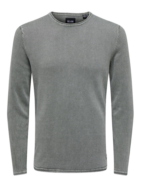 Only & Sons Only & Sons Megztinis 22006806 Pilka Regular Fit