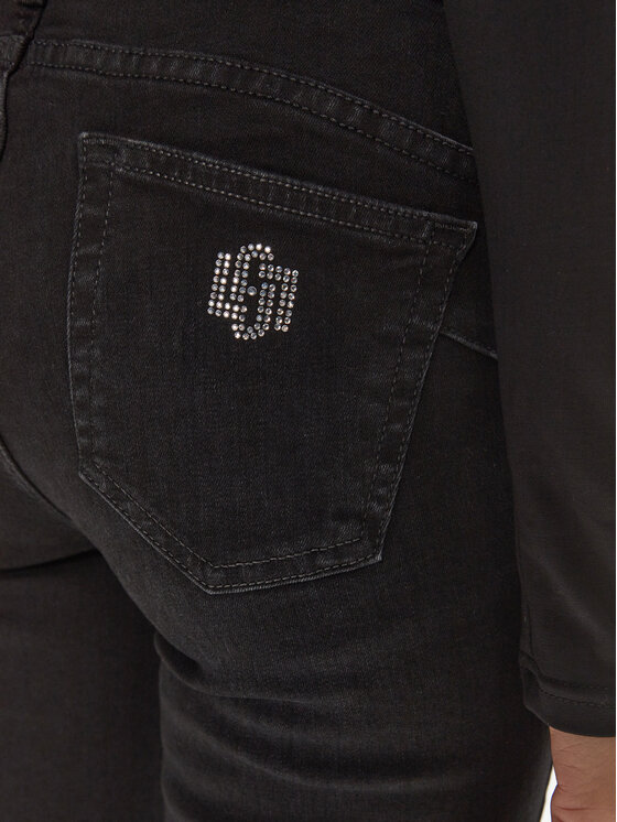 Liu Jo Liu Jo Jeans UF4013 D4614 Schwarz Slim Fit