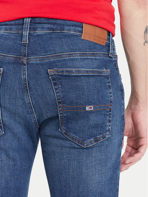 Tommy Jeans Tommy Jeans Jeansy Austin DM0DM21891 Granatowy Slim Fit