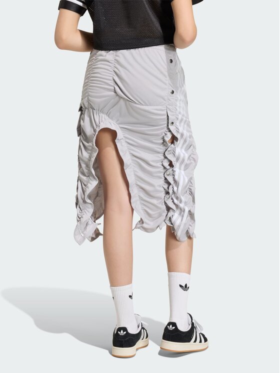 adidas adidas Spódnica midi 168918 Szary Slim Fit