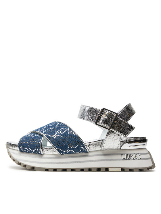 Liu Jo Liu Jo Sandale Maxi Wonder 11 BA4105 EX259 Tamnoplava