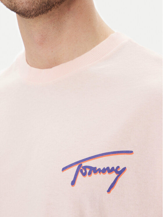 Tommy Jeans Tommy Jeans T-shirt Faded Graphic DM0DM20768 Ružičasta Relaxed Fit