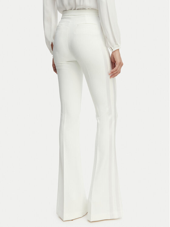 Elisabetta Franchi Elisabetta Franchi Szövet nadrág PA-184-62E2-V290 Fehér Slim Fit
