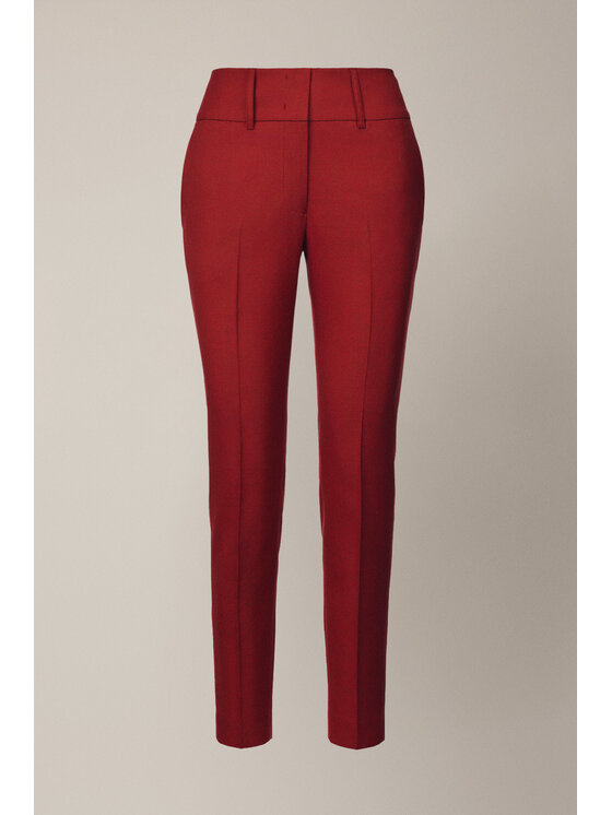 Lancerto Lancerto Spodnie materiałowe Cetona SP073225000007 Czerwony Regular Fit