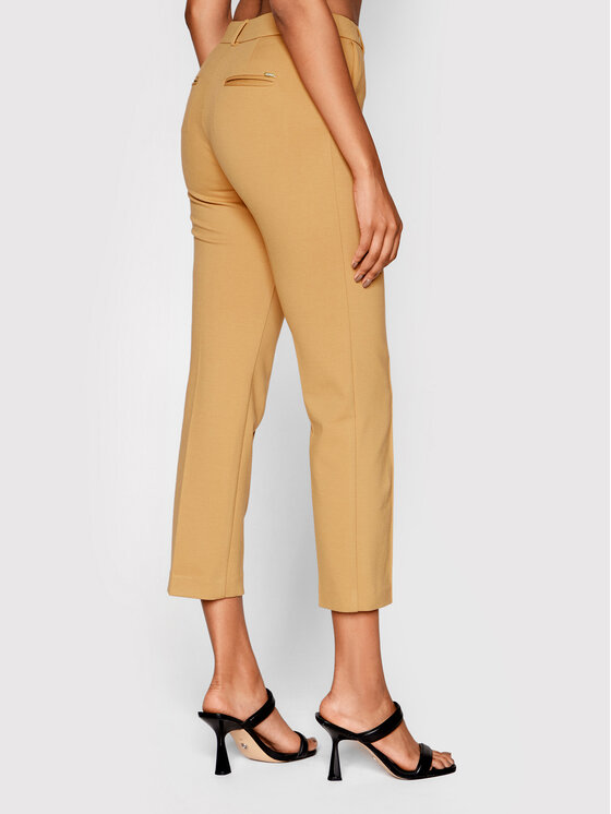 Pantaloni chino FR22WV4012W49701 Marrone Slim Fit