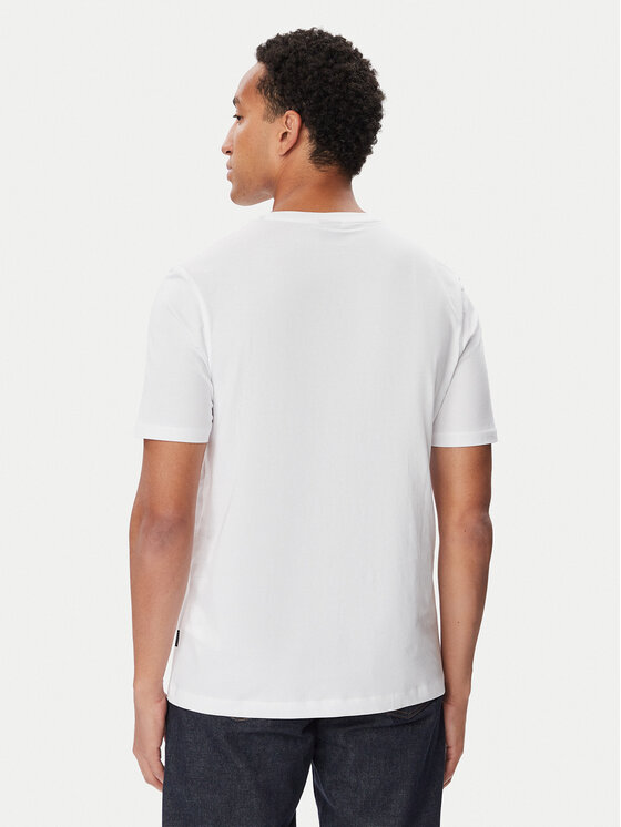 Bugatti Bugatti T-shirt 8350-25048F Bijela Regular Fit