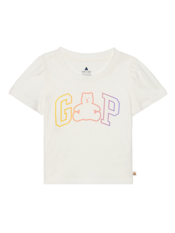 Gap Gap Tricou 736117-01 Alb Regular Fit