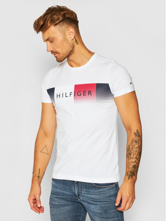 Tommy Hilfiger T Shirt Fade Tee MW0MW14311 B l Regular Fit