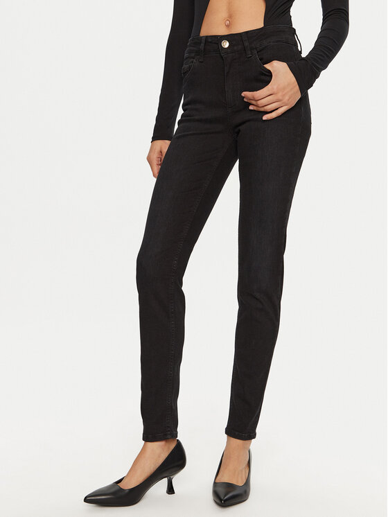 Liu Jo Džínsy UF4013 D4614 Čierna Slim Fit