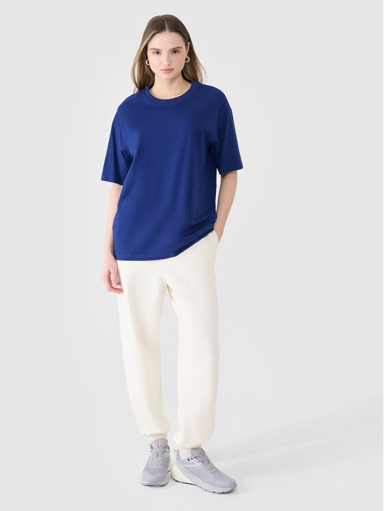 4F 4F T-Shirt 4FRSS25TTSHF2694-31S Modrá Oversize