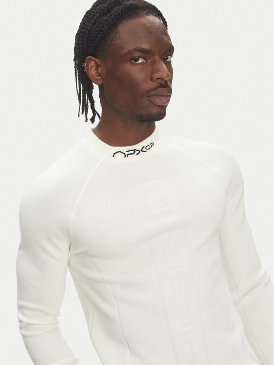 Tommy Hilfiger Tommy Hilfiger S dlouhým rukávem F1 Movie MW0MW41383 Bílá Slim Fit