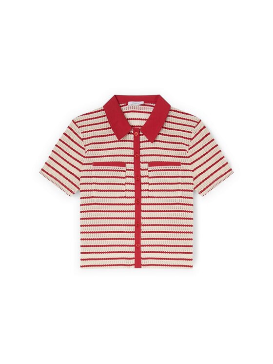 Motivi Motivi Polo G022W003634N0S6 Rosso Regular Fit