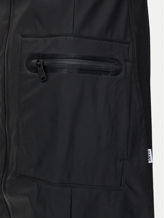 Rains Rains Μπουφάν αδιάβροχο 12050 Μαύρο Regular Fit