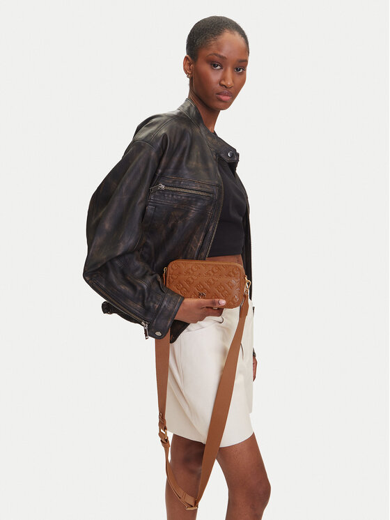 PINKO Torebka Camera Bag Mini PE 25 PLTT 104292 A1YB Brązowy