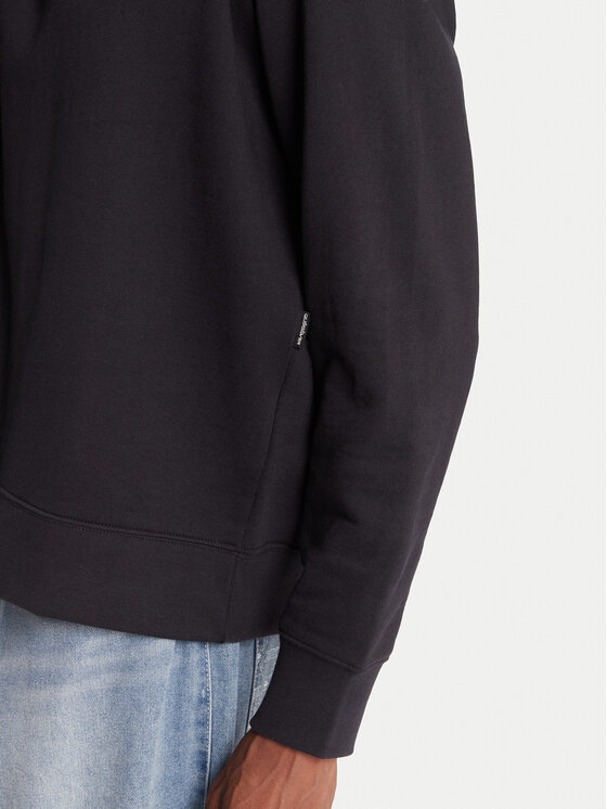 Quiksilver Quiksilver Mikina Dna EQYFT05120 Čierna Oversize
