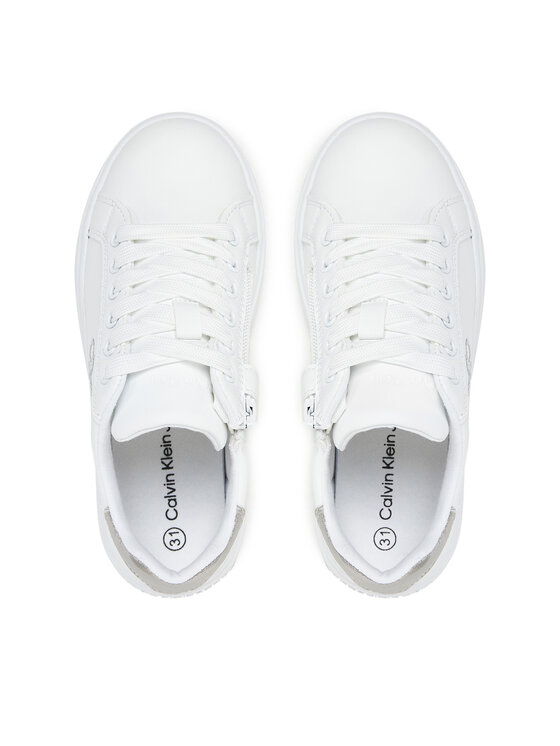 Calvin Klein Jeans Calvin Klein Jeans Laisvalaikio batai Low Cut Lace-Up Sneaker V3A9-82013-1355 M Balta