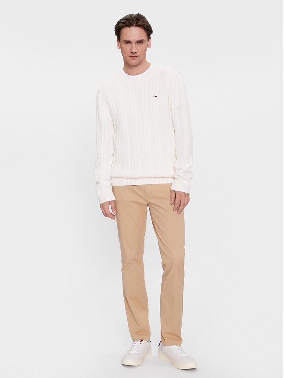 Tommy Jeans Tommy Jeans Pantaloni chino DM0DM16758 Beige Slim Fit