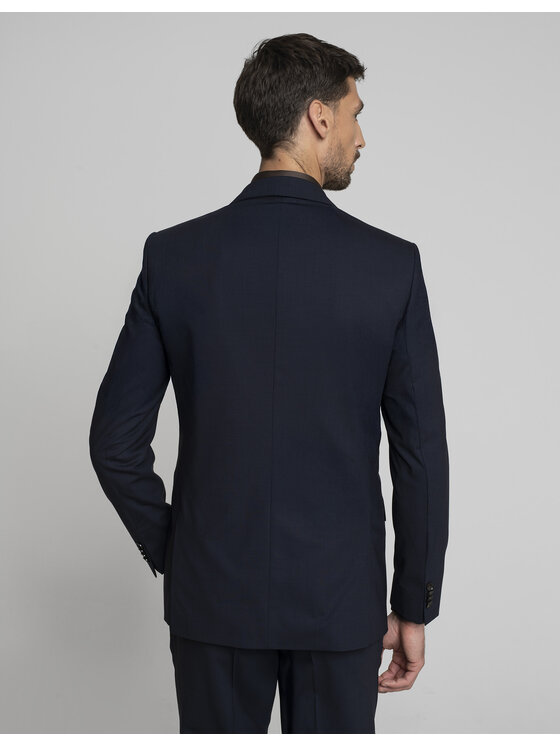 Borgio Borgio Marynarka parma Granatowy Slim Fit