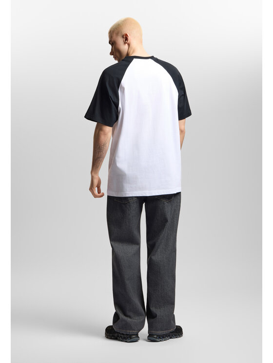 PROSTO. PROSTO. T-Shirt Harvard Biały Oversize