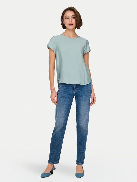 ONLY ONLY Тишърт Aya 15339742 Зелен Regular Fit