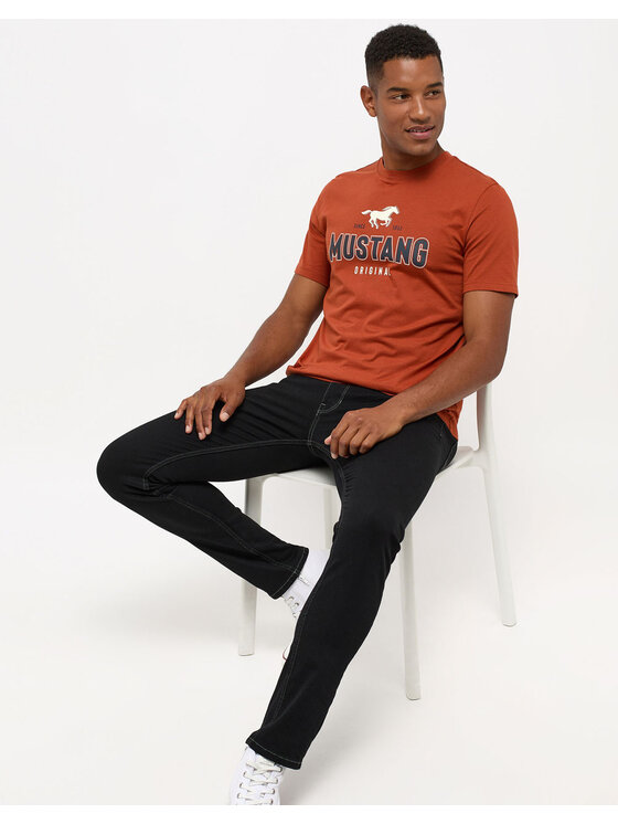 Mustang Mustang T-Shirt 4058823561945 Niebieski Regular Fit