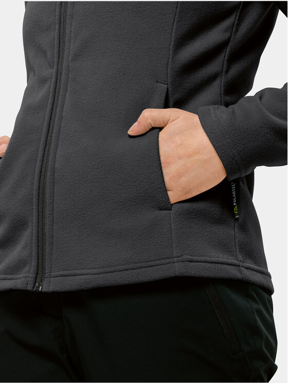 Jack Wolfskin Jack Wolfskin Polar Taunus Fz 1711391 Czarny Regular Fit