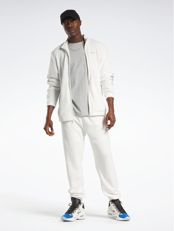 Reebok Džemperis Reebok Basketball Court Top Track Top IA2425 Balta ...