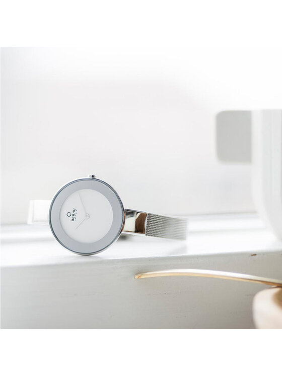 Obaku Obaku Hodinky V167LXCIMC Stříbrná