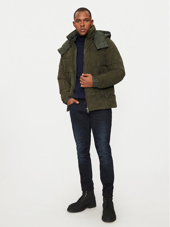 Save The Duck Save The Duck Télikabát D30942M VELY19 Zöld Regular Fit