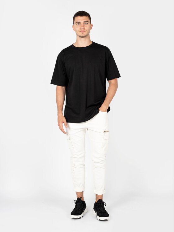 Xagon Xagon Pantaloni di tessuto P24032CR4034 Écru Slim Fit