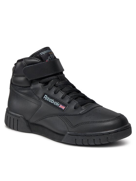 Black reebok hi tops on sale