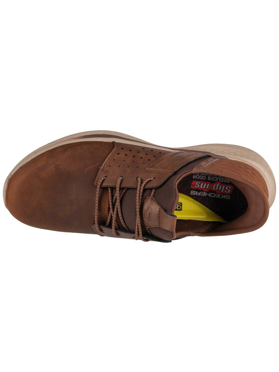 Skechers Skechers Sneakersy Slip-Ins: Slade - Zachary Brązowy