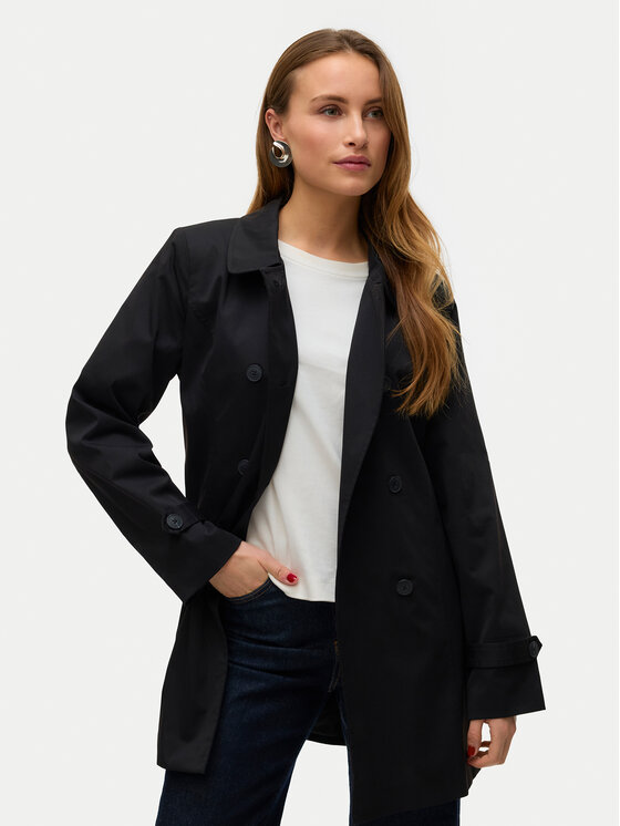 Vero Moda Vero Moda Trench Chelsea 10329343 Crna Regular Fit