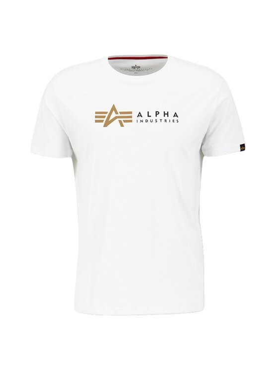 Alpha Industries Alpha Industries T-Shirt AI.118502-09-XXL Biały Regular Fit