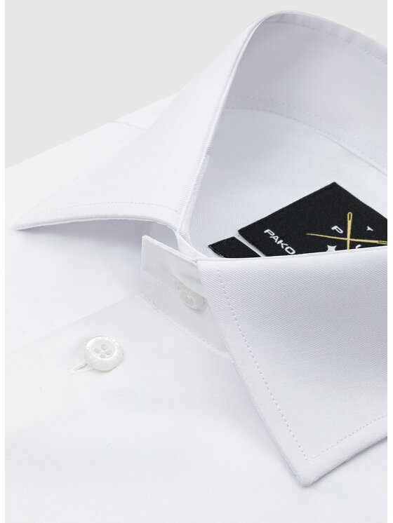 Pako Lorente Pako Lorente Koszula PLM-1X-576 Biały Slim Fit