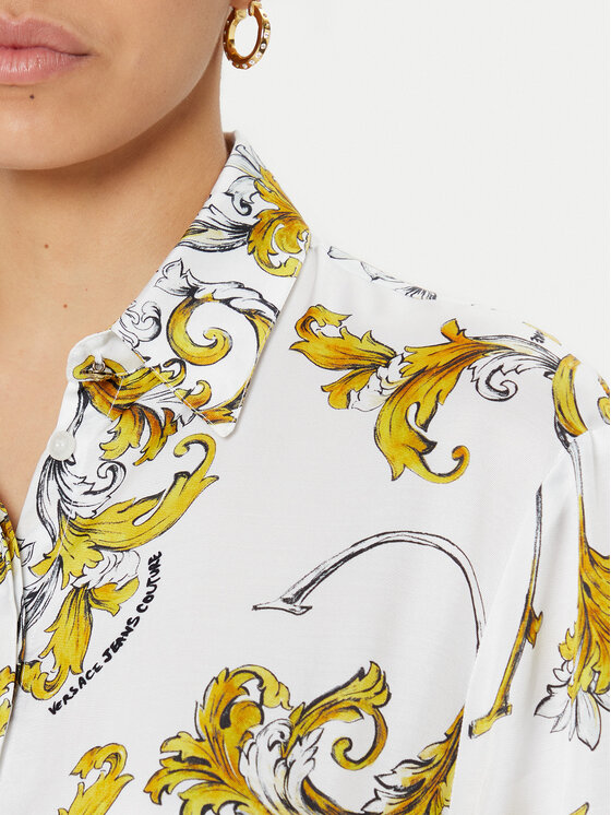 Versace Jeans Couture Versace Jeans Couture Srajca 78HAL222 Bela Relaxed Fit