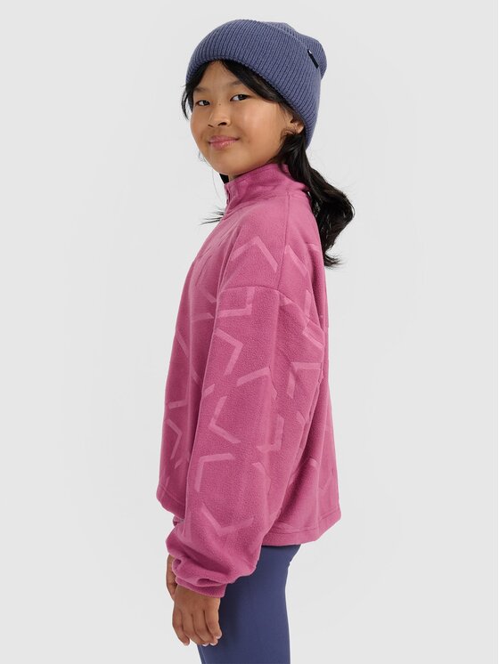 4F 4F Felpa di pile 4FJWAW25TFLEF342-53A Rosa Oversize