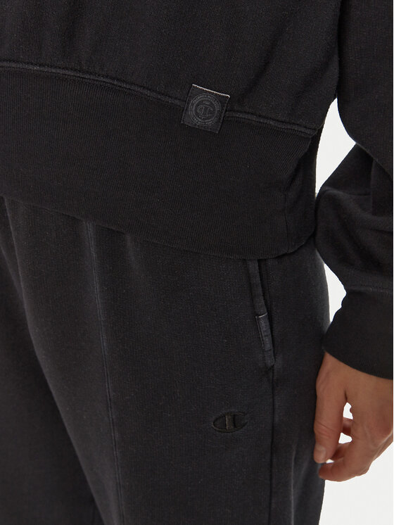 Champion Champion Majica dugih rukava 117637 Crna Loose Fit