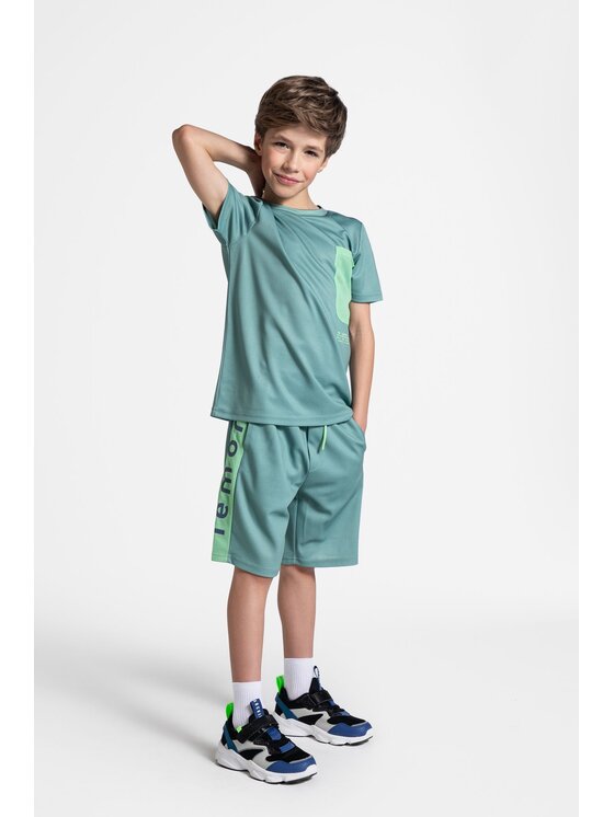Lemon Explore Lemon Explore T-Shirt WL5143202ACB-012 Zielony Regular Fit