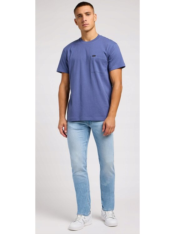 Lee Lee Jeansy Daren Zip Fly Niebieski Regular Fit