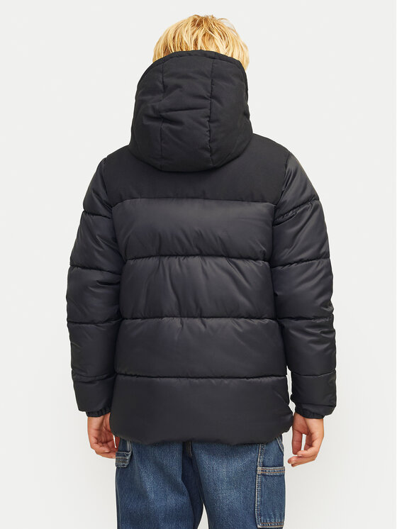 Jack&Jones Junior Jack&Jones Junior Μπουφάν χειμωνιάτικο Moon 12258878 Μαύρο Regular Fit