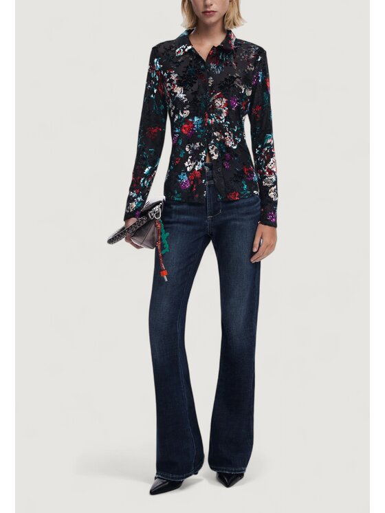 Desigual Desigual Camicia TS_OPORTO Nero To Fit