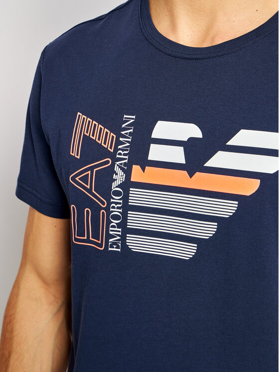 EA7 Emporio Armani Marškinėliai 3KPT22 PJ6EZ 1554 Tamsiai mėlyna Regular  Fit • Modivo.lt