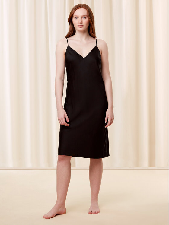 Triumph Triumph Noční košile Silky Sensuality NDW X 10216557 Černá Regular Fit