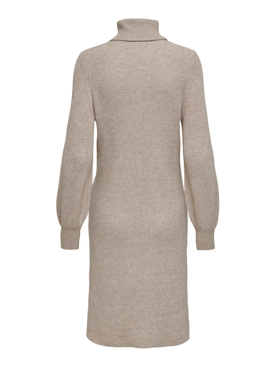 ONLY ONLY Trikotažinė suknelė 15309197 Smėlio Comfort Fit