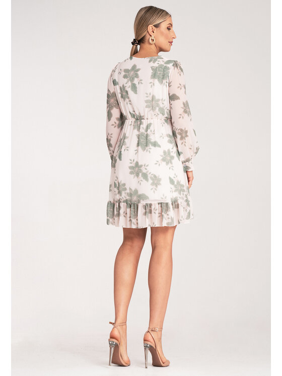 FIGL FIGL Abito da cocktail M1162 Verde Flared Fit