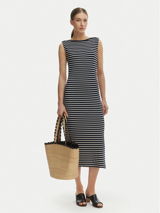 Tommy Hilfiger Tommy Hilfiger Ikdienas kleita WW0WW49311 Tumši zils Slim Fit